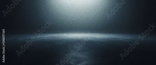 Smooth black gradient with soft light transitions and delicate design, panoramic clean texture background