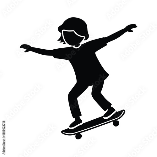 silhouette of a skateboarder