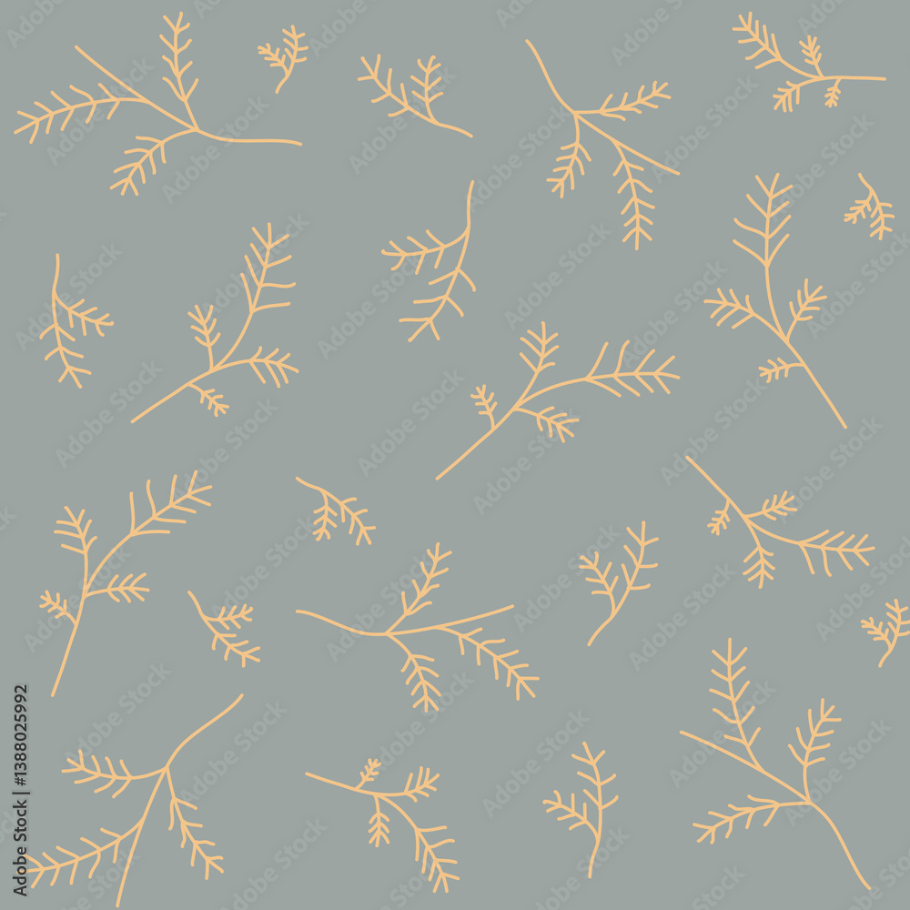 Vector Christmas holly berries seamless pattern background with hand-drawn elements. Xmas greeting card and design for fabric, scarves, scrapbooks, wrapping paper, and textiles. Vector Christmas holly berries seamless pattern background with hand-drawn elements. Xmas greeting card and design for fabric, scarves, scrapbooks, wrapping paper, and textiles.