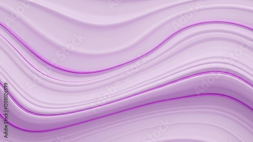 Abstract Flowing Wave Background with Soft Gradient Curves. Elegant abstract wave texture with smooth flowing lines and soft color gradients, ideal for modern designs and backgrounds. 4K Looped

