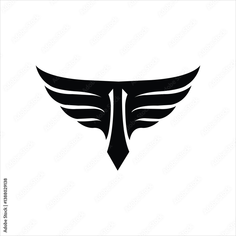 Fototapeta premium Letter T Logo Design Template monogram for Modern Branding