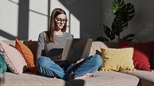 The Woman Using Laptop