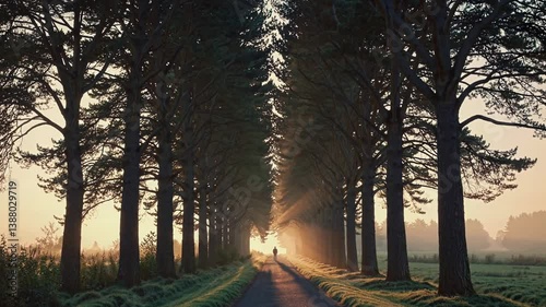 The Serene Forest Path