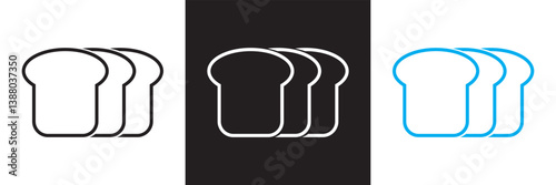Bakery icon .  Vector for websites, mobile interfaces, presentations, banner, visual branding etc. Vector illustration. isolated on white and black background. EPS 10