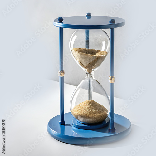 hourglass on sand