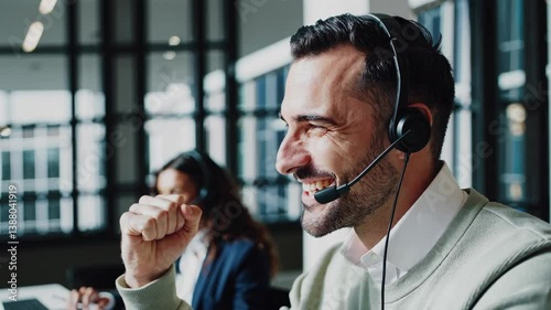 The Happy Call Center Agent