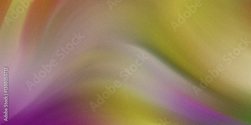 Abstract gradient background with flowing colors of purple yellow and orange creating a soft effect