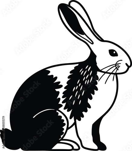  Minimalist Rabbit Silhouette Line Art