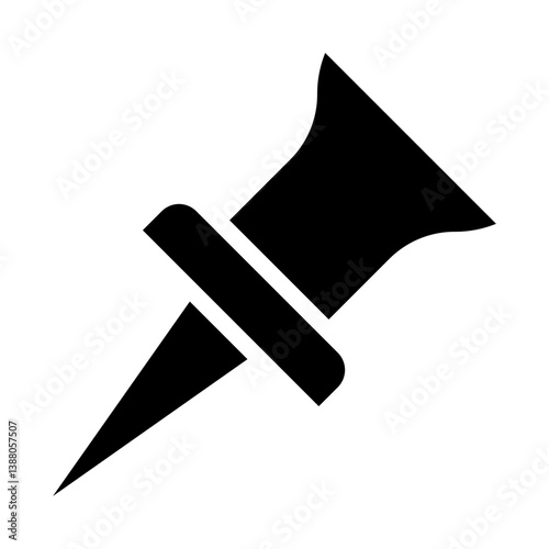 Thumbtacks line icon