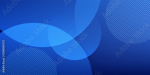 Abstract blue background. Geometric triangle background.