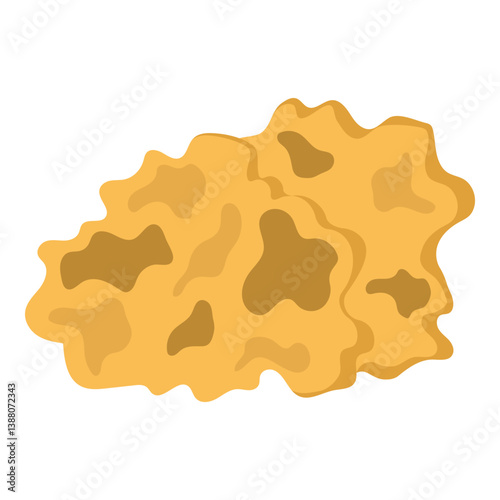 Underwater Plants and Seashells Vector Illustration