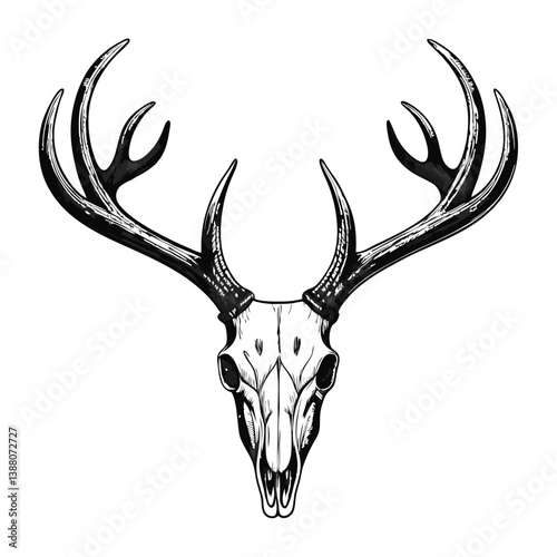deer head vector illustration