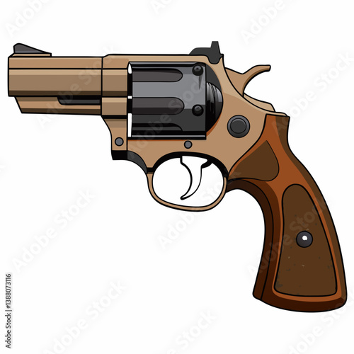 pistol and bullets