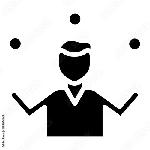 Juggler line icon