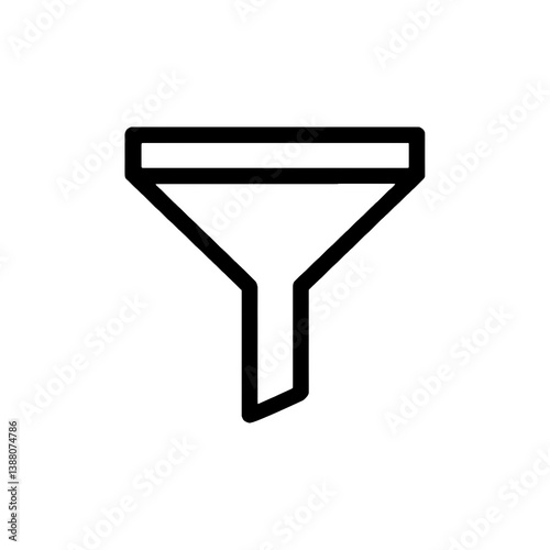 Filter icon – funnel tool symbol