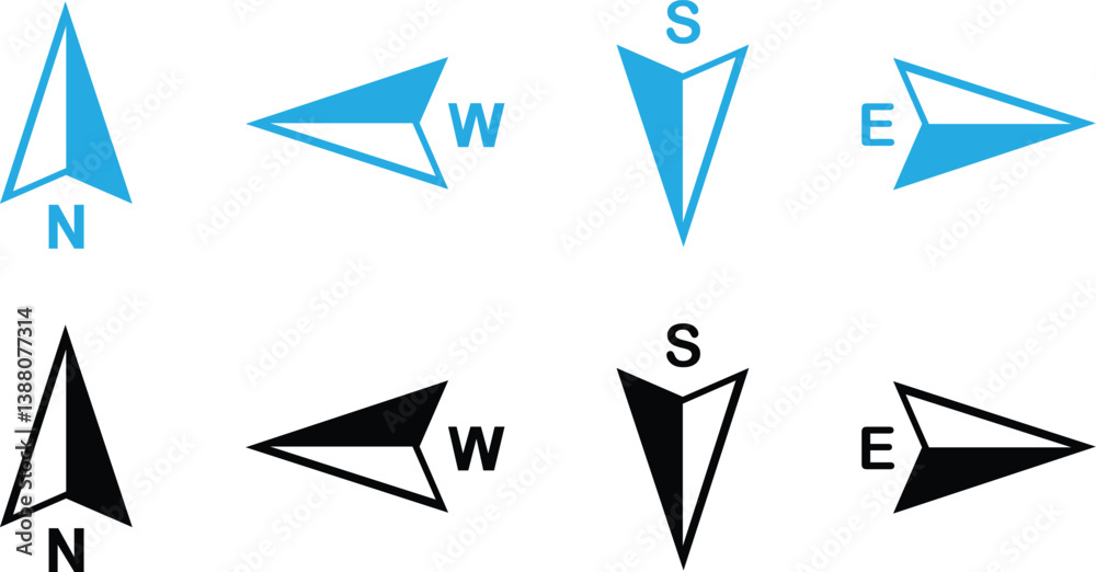 Compass directions icon set. North, south, east and west direction icons, vector illustration.compass rose vector and compass rose and compass Vintage compass. Compasses for travel map. Navigation Compass directions icon set. North, south, east and west direction icons, vector illustration.compass rose vector and compass rose and compass Vintage compass. Compasses for travel map. Navigation