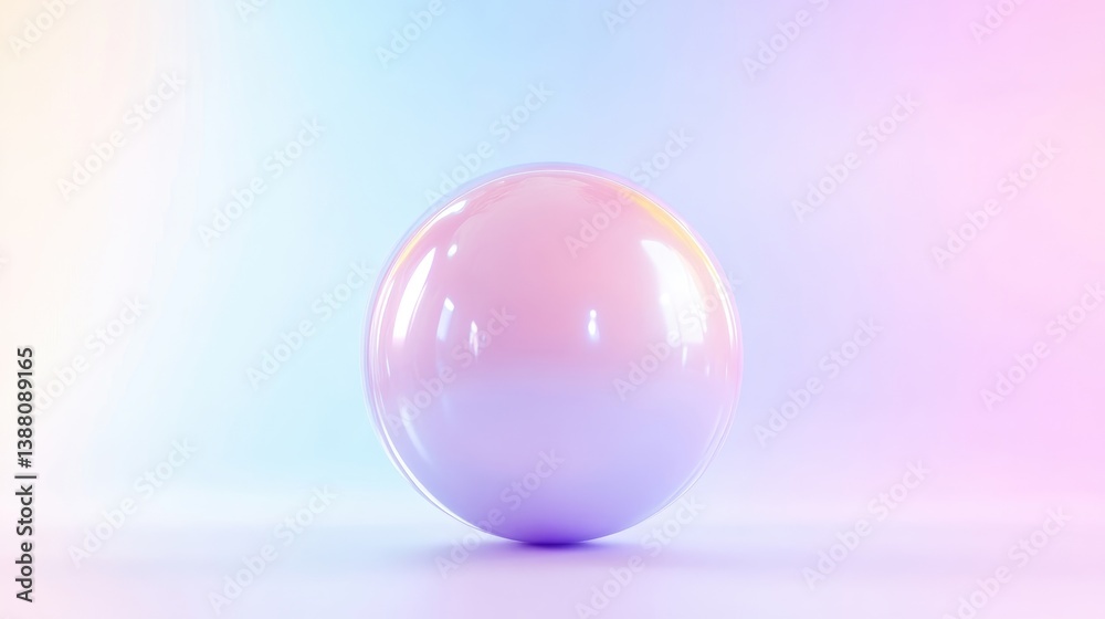 Pastel sphere on a soft gradient background (1) Pastel sphere on a soft gradient background (1)