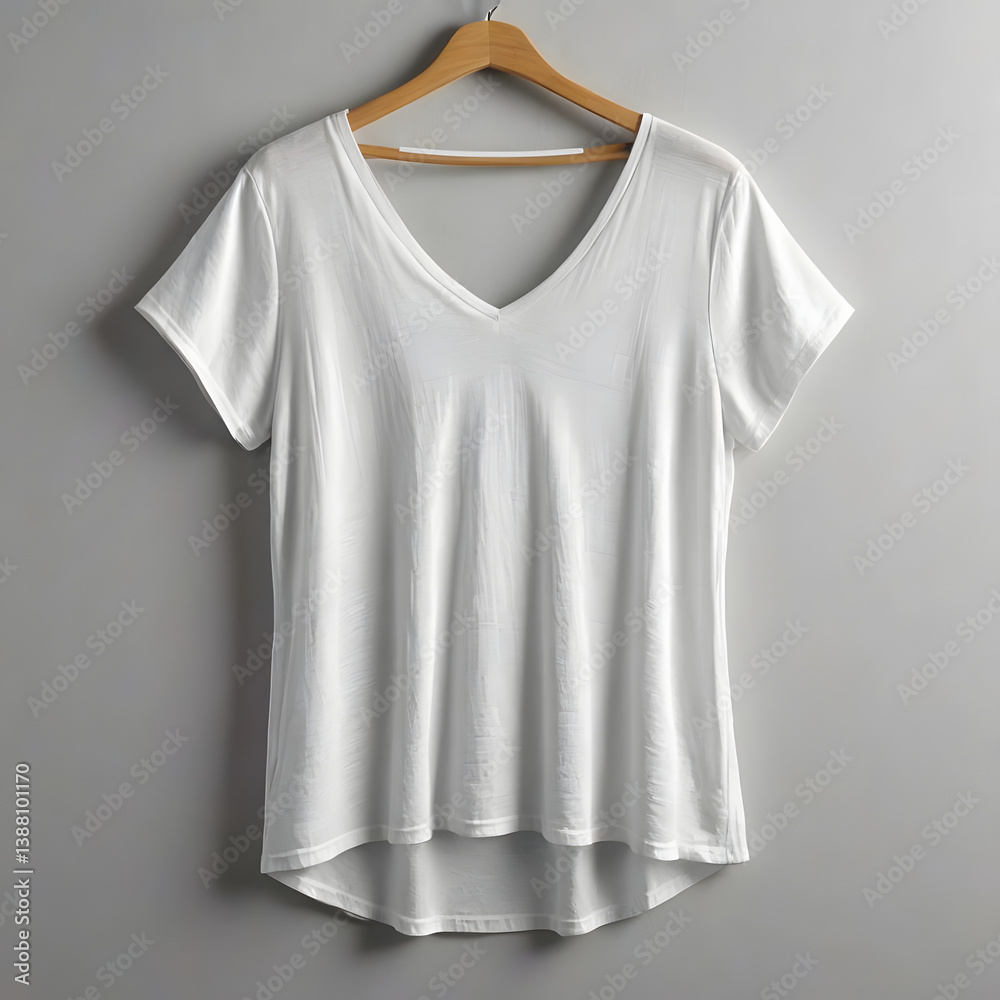 t shirt isolated on white on hanger t shirt isolated on white on hanger