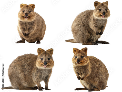 Smiling Quokka Portrait