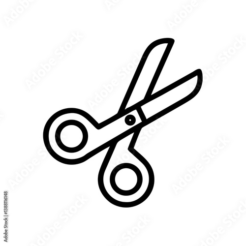 Scissors Icon for Creativity and Crafting Topics
