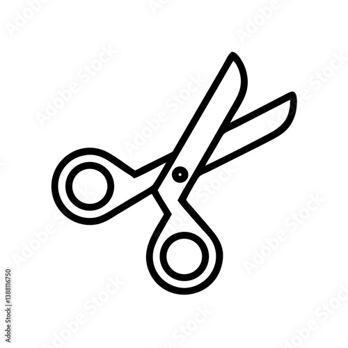 Scissors Icon for Creativity and Crafting Topics