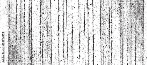 Monochrome texture composed of irregular graphic elements. Distressed uneven grunge background. Abstract vector illustration. Overlay for interesting effect and depth. Isolated on white background.