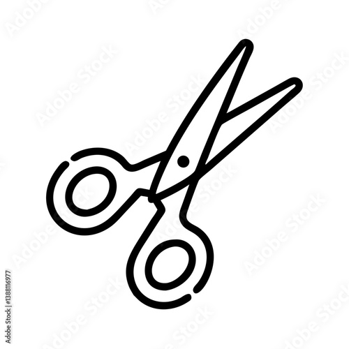 Scissors Icon for Creativity and Crafting Topics