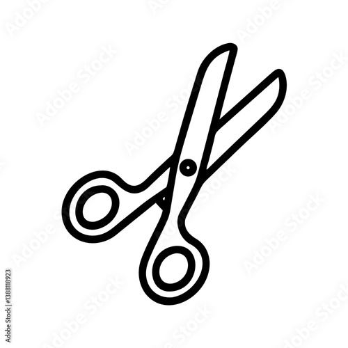 Scissors Icon for Creativity and Crafting Topics
