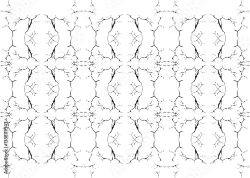 Vector seamless pattern with water drops Vector Abstract Black Texture on White Background, Black Grunge Effect Dot, black halftone texture illustration vintage retro white background - 12 Crack Wall