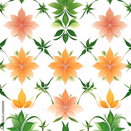 This is a picture of a floral pattern
