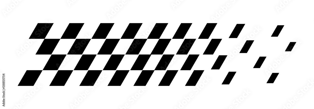 Racing cars and race car stripe, checkered flag, finish line, motocross label, dynamic line, motorsport, racing stripe speed