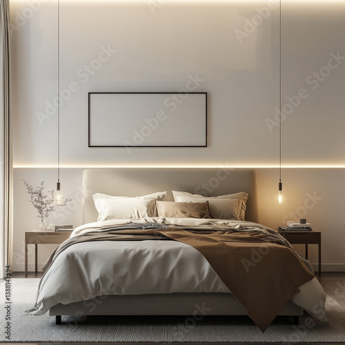 interior of a bedroom or a hotel room
