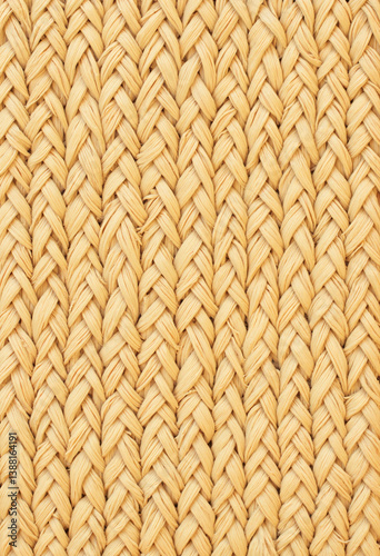 Intricate jute weaving texture, natural craftsmanship detail