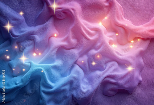 Magical glowing texture with soft sparkles, enchanting fantasy