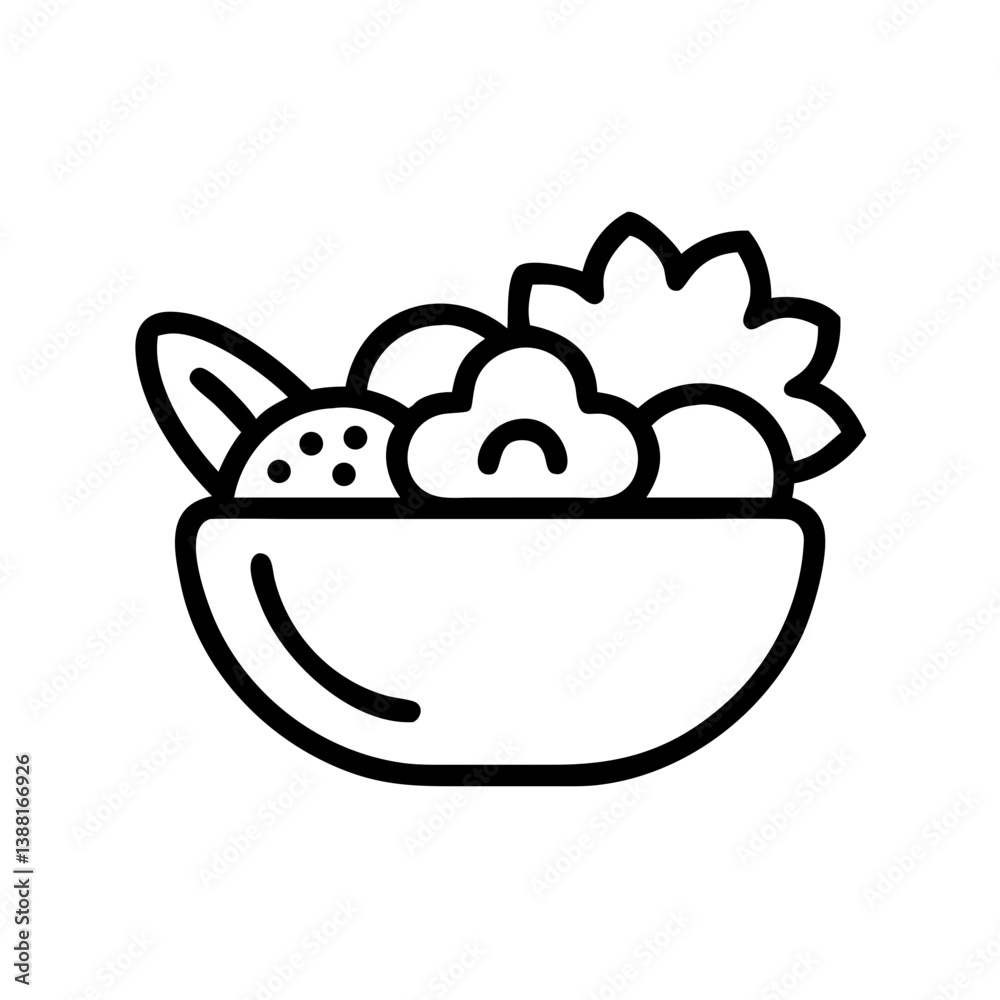 Obraz premium salad bowl
