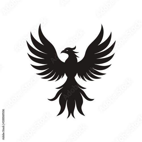 Phoenix Bird Silhouette