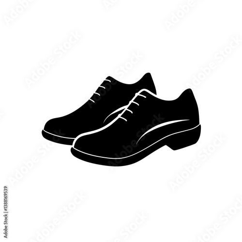 Pair of Shoes Silhouette Design Alternate