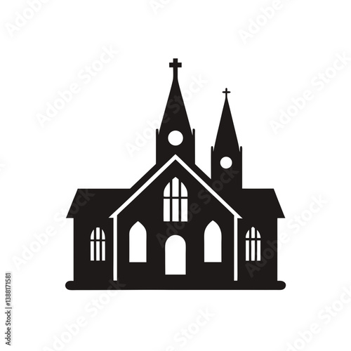 Church Building Silhouette