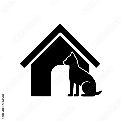Animal Shelter Logo Silhouette