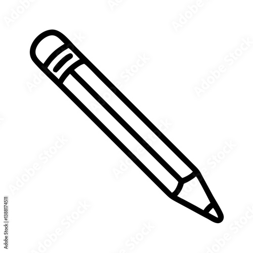 Pencil icons symbolize creativity and artistic expression. Essential for drawing, writing, and educational themes, these designs reflect the art of communication through simple tools.