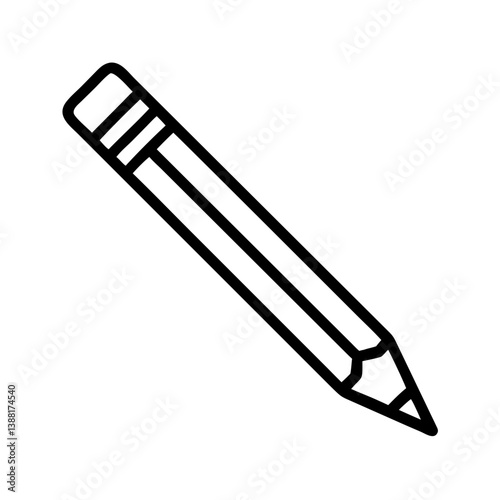 Pencil icons symbolize creativity and artistic expression. Essential for drawing, writing, and educational themes, these designs reflect the art of communication through simple tools.