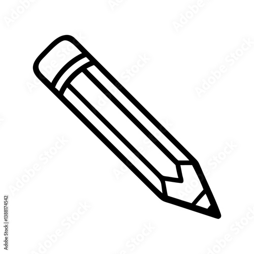 Pencil icons symbolize creativity and artistic expression. Essential for drawing, writing, and educational themes, these designs reflect the art of communication through simple tools.