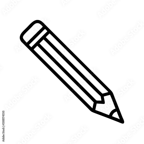Pencil icons symbolize creativity and artistic expression. Essential for drawing, writing, and educational themes, these designs reflect the art of communication through simple tools.