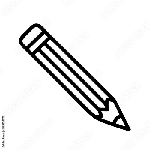 Pencil icons symbolize creativity and artistic expression. Essential for drawing, writing, and educational themes, these designs reflect the art of communication through simple tools.