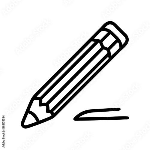 Pencil icons symbolize creativity and artistic expression. Essential for drawing, writing, and educational themes, these designs reflect the art of communication through simple tools.