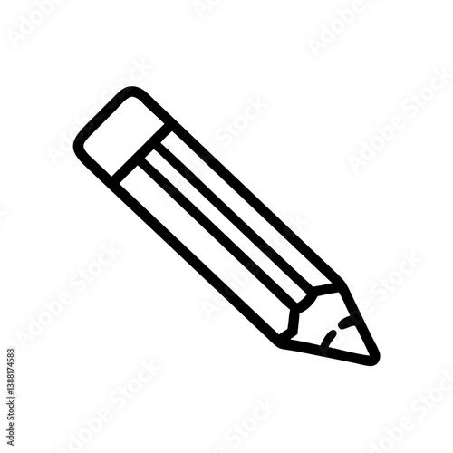 Pencil icons symbolize creativity and artistic expression. Essential for drawing, writing, and educational themes, these designs reflect the art of communication through simple tools.