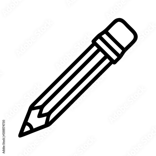 Pencil icons symbolize creativity and artistic expression. Essential for drawing, writing, and educational themes, these designs reflect the art of communication through simple tools.