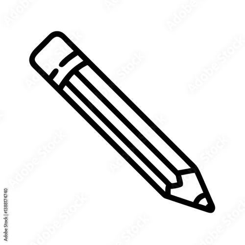 Pencil icons symbolize creativity and artistic expression. Essential for drawing, writing, and educational themes, these designs reflect the art of communication through simple tools.