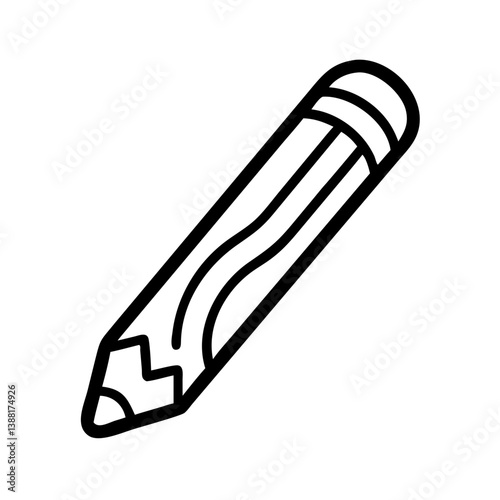 Pencil icons symbolize creativity and artistic expression. Essential for drawing, writing, and educational themes, these designs reflect the art of communication through simple tools.