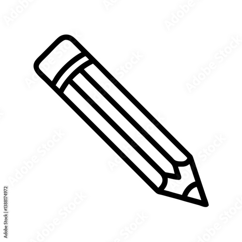 Pencil icons symbolize creativity and artistic expression. Essential for drawing, writing, and educational themes, these designs reflect the art of communication through simple tools.